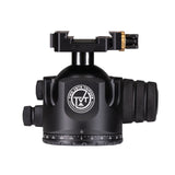 TWO VETS 55MM Dual Tension Ballhead W/ Arcalock Dual Clamp (Arca Swiss and Picatinny)